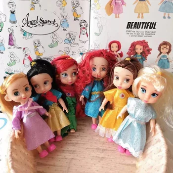 

1Pcs Rapunzel Dolls Animator Ariel Doll Sharon Ariel Doll Princess Doll With Box Snow White Rapunzel Cinderella Girl Aurora Doll