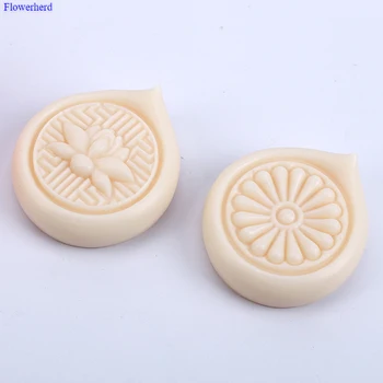 

DIY Handmade Soap Mold Round Lemon Lotus Silicone Mould Easy Release Solid Silicone Mould DIY Chocolate Cake Mold Soap Making