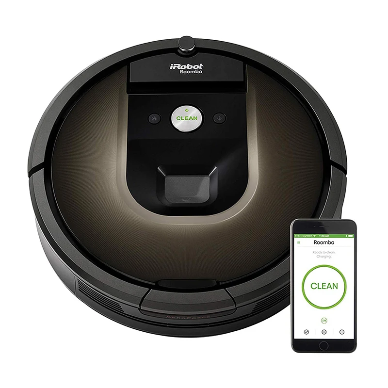 

Newest IRobot Roomba 980 Smart Vacuum Cleaning Robot Wi-Fi Connected Sweeping Machine 10X Strong Vacuum Suction 0.6L Capacity