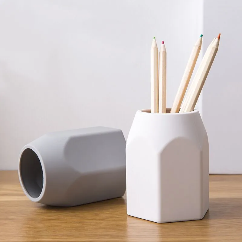 Pen Holder Pen And Brush Holder Desk Organizer Pencil Case Sharkbang Silicone Pen Holder Pencil Stand Desktop Storage Case Box Desk Office Organizer Holder School Stationery Supplies