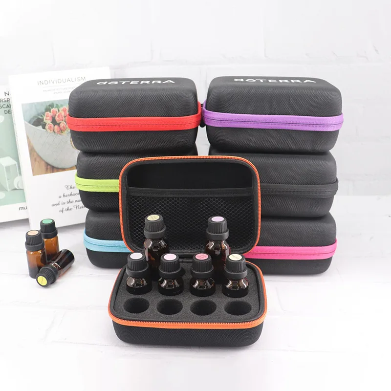 Бархатный Чехол для бутылки с эфирным маслом DoTERRA 12 ячеек 15 мл | Дом и сад