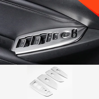 

lsrtw2017 car winow control panel trims decoration for honda accord 2018 2019 2020 10th accessories