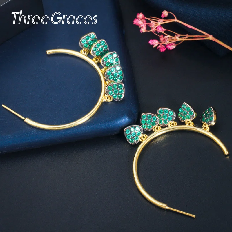 ThreeGraces 2020 новые модные брендовые ювелирные изделия большие круглые милые в форме