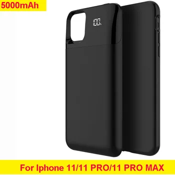 

Leioua 5500mAh External Battery Pack Charger Case for iPhone 11 11Pro Battery Wireless charging Backup Case for iPhone 11ProMax