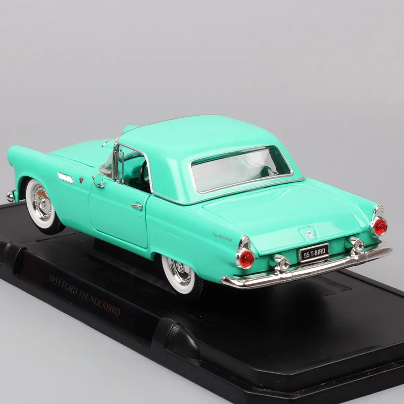 Дорожный знак большой 1:18 Масштаб 1955 Ford Thunderbird литая модель игрушечного автомобиля Replicas винтажная модель автомобиля для коллекции