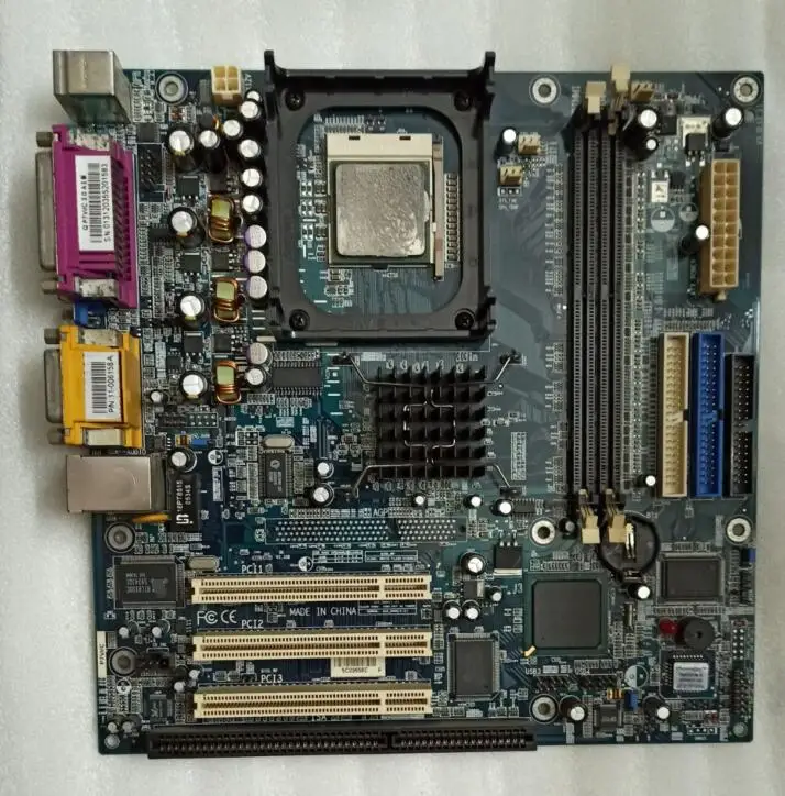 100% OK оригинальный IPC плата GA 8ILMI REV1.1 845GL Промышленная материнская с Процессор VGA 3 *