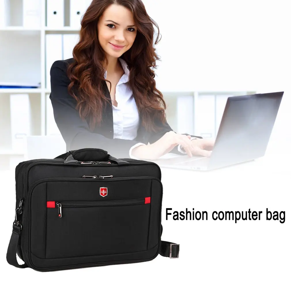 Сумка для ноутбука из ткани Оксфорд, водонепроницаемая рабочая сумка, сумка через плечо, сумка-мессенджер, мужская сумка, повседневный рюкзак, чехол для ноутбука