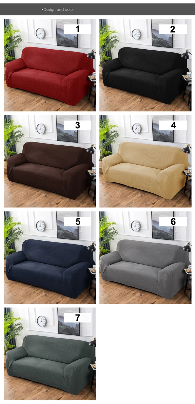 Утолщенные клетчатые чехлы для диванов, эластичные универсальные диванные подушки, набор для одного и двух трех