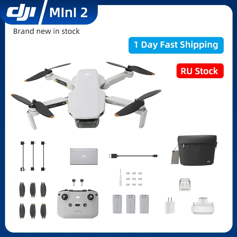 DJI Mini 2 4K HD камера дроны GPS Квадрокоптер 10 км Передача Расстояние Mavic MINI2 зарядный