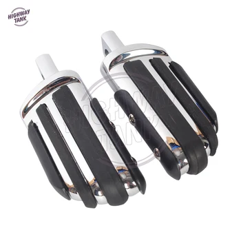 

Chrome Motorcycle Male Mount Footpegs Foot Rest Pegs case for Harley Softail Sportster 883 1200 Night Train free shipping