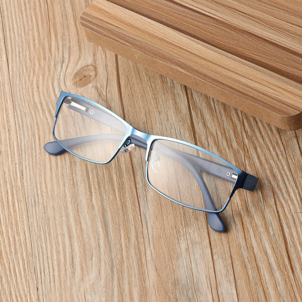 Мужская мода бизнес очки для чтения титановый сплав Сверхлегкая рама Смола очки Гибкие портативные Уход За Зрением очки