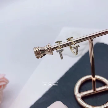 

Free Shipping High Quality CZ Zircon Drop Earring For Women Fashion Wedding Earrings Jewelry Brincos Pendientes