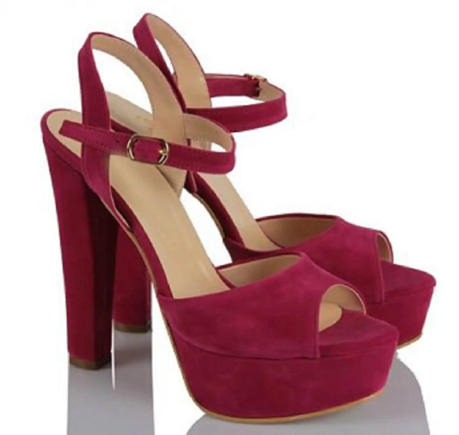 fuchsia slingback shoes