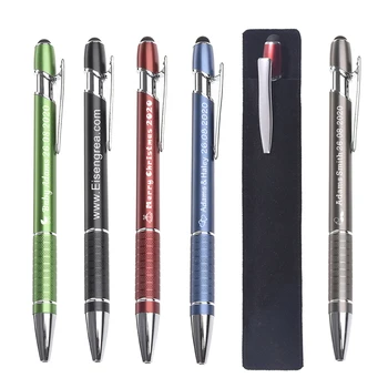 

Personalized 50pcs Engraved Advance Metal Pens Wedding Gift Favor Business Baby Shower Decor Baptism Christmas School Logo
