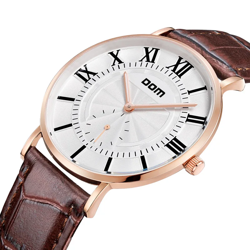 

DOM (Dom) New Style Western Style Casual Quartz Watch Clean Steel MEN'S Watch COUPLE'S Watch M-3211GL-7M