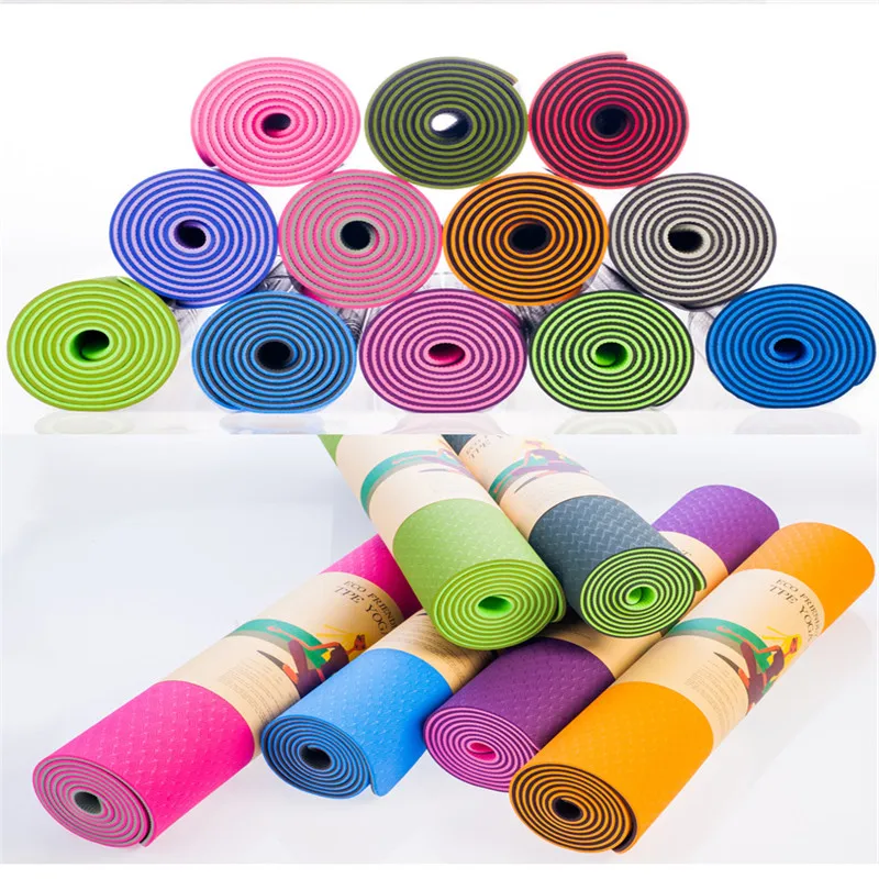 

Fitness Multi-functional Yoga Mat Lengthen 183cmTPE Double-Sided Anti-slip Gymnastic Mat Exercise Mat Dance Gymnastics Mats