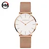 Top Brand Luxury HM Stainless Steel Mesh Wristwatch Japan Quartz Movement Sk Rose Gold Designer Elegant Style Watch For Women ► Photo 2/6