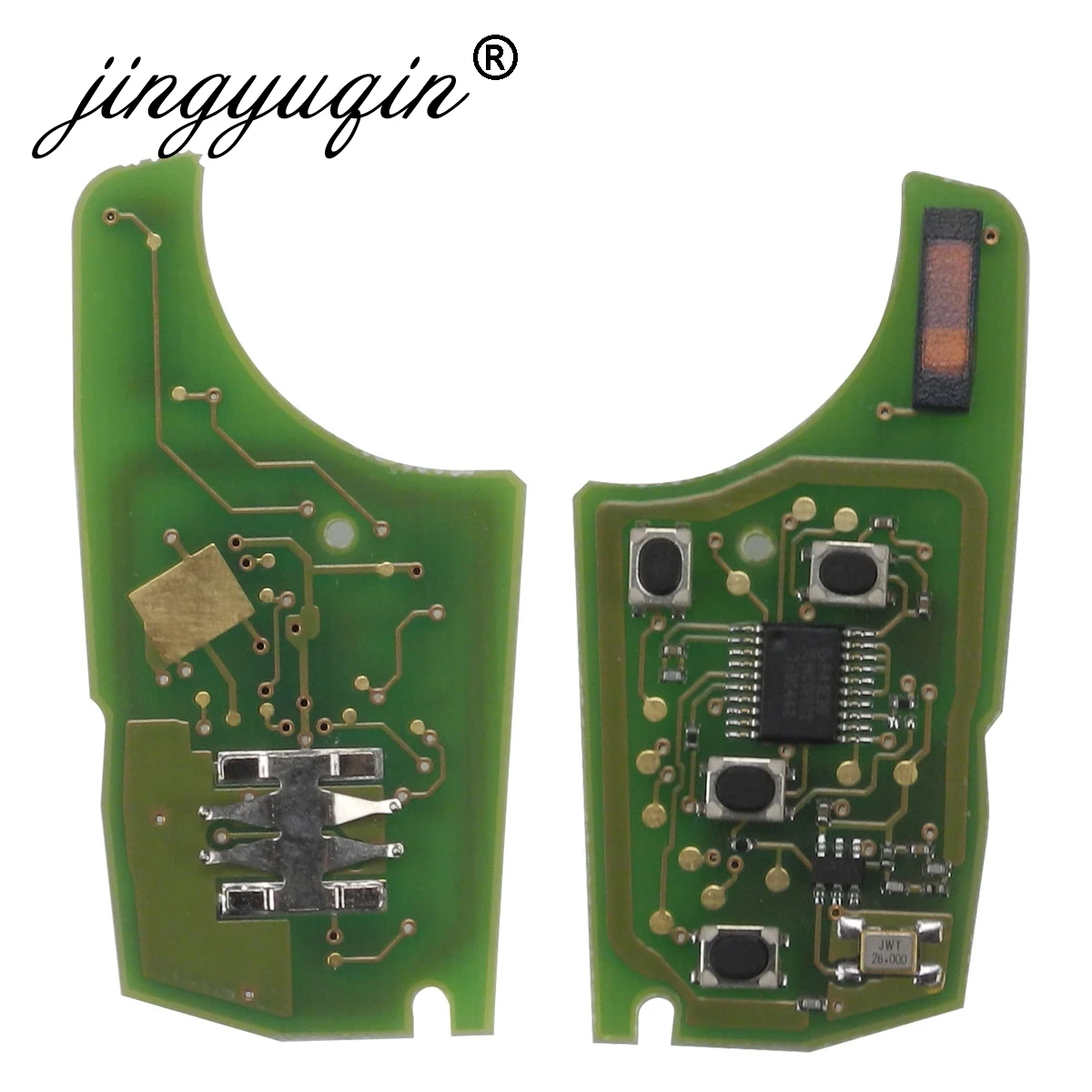 JINGYUQIN 315MHZ/433MHZ MODIFIED FLIP CAR KEY FOR CHEVROLET CRUZE MALIBU AVEO REMOTE CONTROL KEY FOB FOLDING BLADE WITH ID46