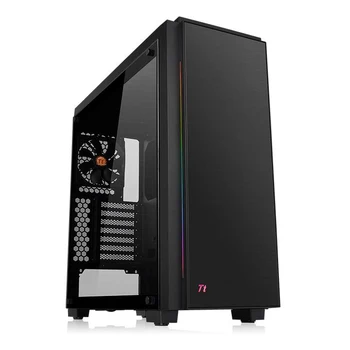 

Case Thermaltake Versa C23 TG RGB Black no PSU, ATX, 4x120mm 2xUSB2. 0 2xUSB3. 0 audio Bott PSU