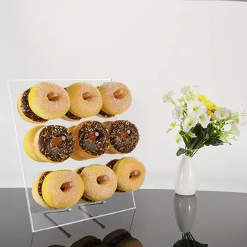 

Donuts Storage Holders Doughnut Racks Practical Daily Cake Decoration Stands Portable Doughnut Racks