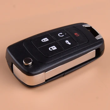 

beler 315MHz 5 Button Folding Flip Remote Chip Key Fob Fit for Chevrolet Cruze Camaro Equinox Impala Sonic 2015 2016
