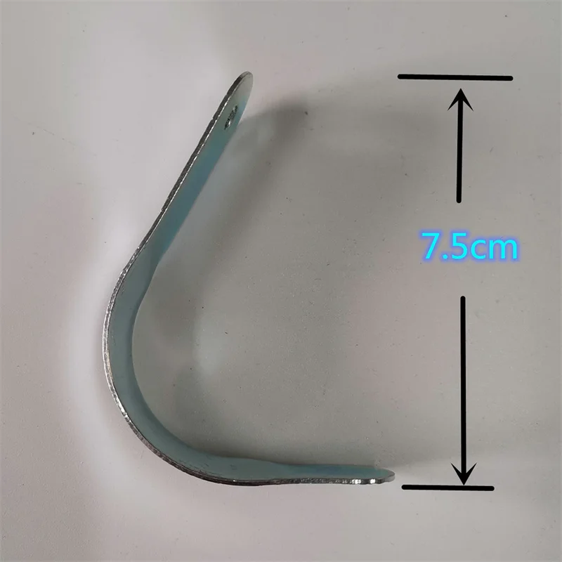 Silver Metal Tool Storage Wall Hook Double Hanger Holder Hanging Hooks Garden Kitchen Garage Housekeeper Clothes Rack 5/10 Pcs metal hook,multi purpose hooks,kitchen hooks,wall mount hooks,wall organizer hook