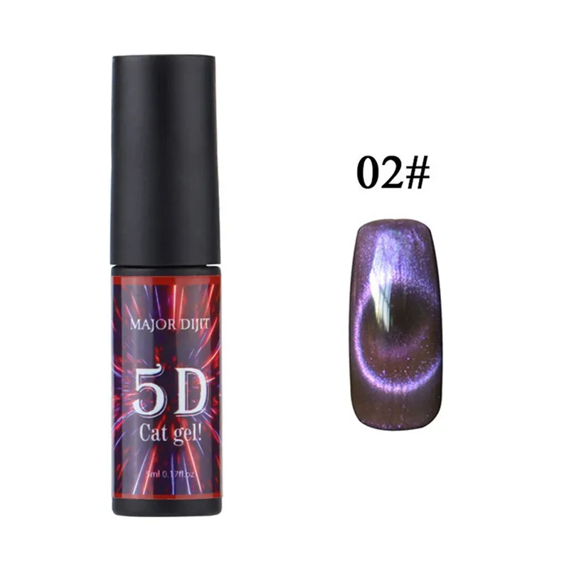 Nail Vision 9D Galaxy Гель-лак для ногтей с эффектом «кошачий глаз» Хамелеон для использования с магнитом замачиваемый УФ-лак для ногтей 5D/7D 5 мл Полупостоянный маникюрный Гель-лак - Цвет: 2