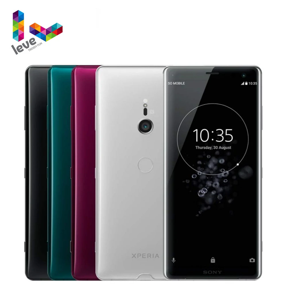 Разблокированный смартфон Sony Xperia XZ3 H9436 H9493 2SIM телефон с экраном 6 0 дюйма 4 Гб ОЗУ и