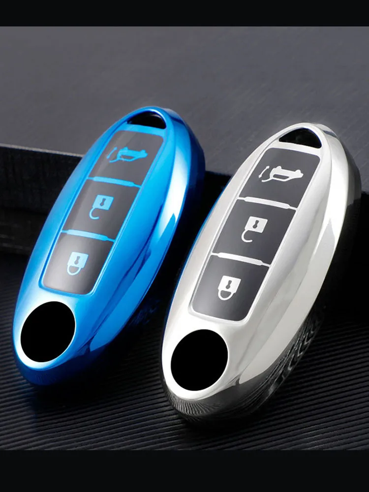 Cover Telecomando/chiave per Nissan Qashqai j11 j10 Juke Tiida Patrol Versa Pathfinder nota per Infiniti fx35 - H3328c648df29453582da31ff3676c124j