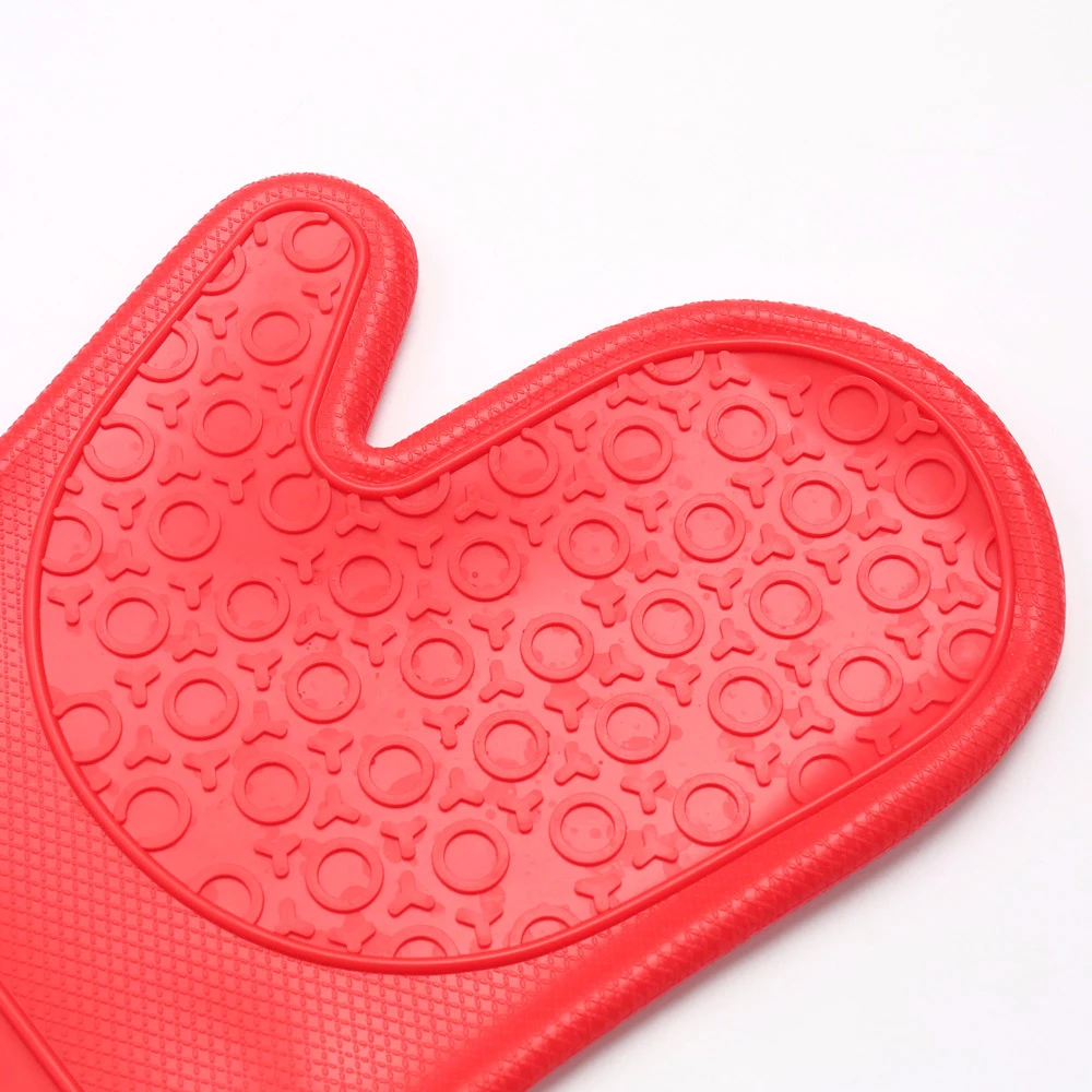 Hight Quality Silicone Kitchen Oven Mitt Potholder Sleeve Stitching For Grilling And Bbq Bakeware Kitchen Accessories Oven Mitts Oven Sleeves Aliexpress