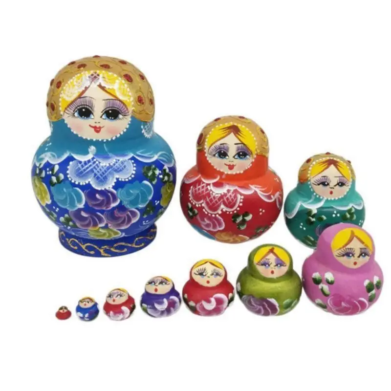 Новое поступление, русские Matryoshka матрешки, игрушки для рукоделия, подарок на день рождения, русская традиционная особенность, Этнические куклы