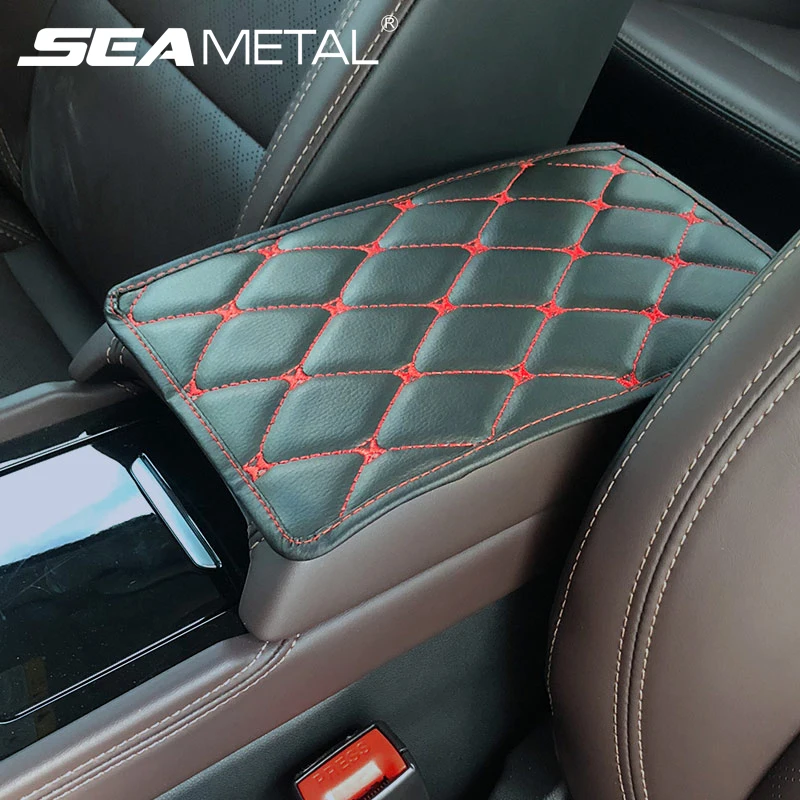 Автомобильный чехол для подлокотника Кожаная подушка авто подлокотник коробка