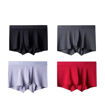 

2019 Men Boxer Mens Underwear Boxers Boxer Homme Man Soft Modal Seamless U Convex Shorts Male Sexy Underpants Panties L-4XL