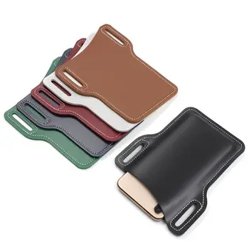 

Mobile Phone Carrier Belt Pouch Men PU Leather Loop Holster Case Belts Waist Bag New