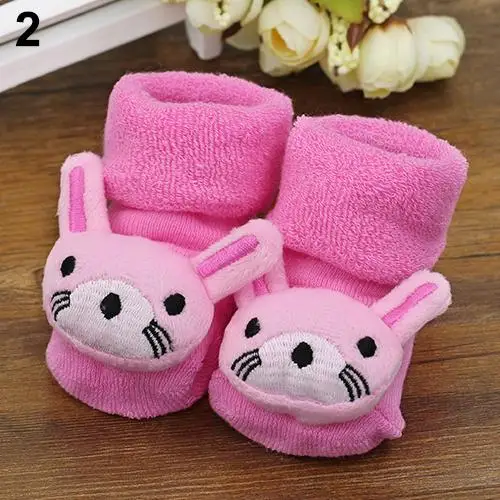 

Infant Newborn Baby Boy Girl Anti Slip Shoes Animal Soft Cartoon Slippers Boots Socks