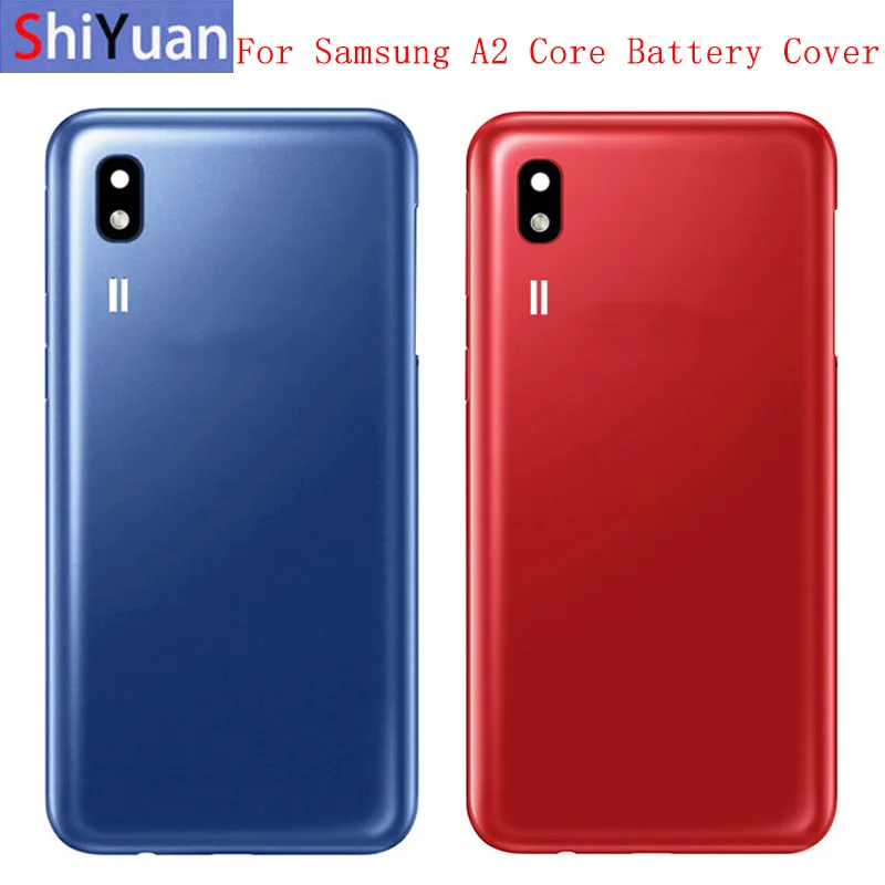 

Battery Case Cover Rear Door Housing Back Case For Samsung A2 Core A260F Battery Cover Camera Frame Lens with Logo