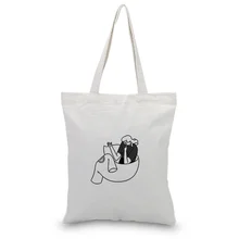 Холщовая Сумка-тоут, ежедневный эскиз, ежедневное использование текста, сделай сам, печать логотипа, сумка для покупок, эко многоразовая утилизация