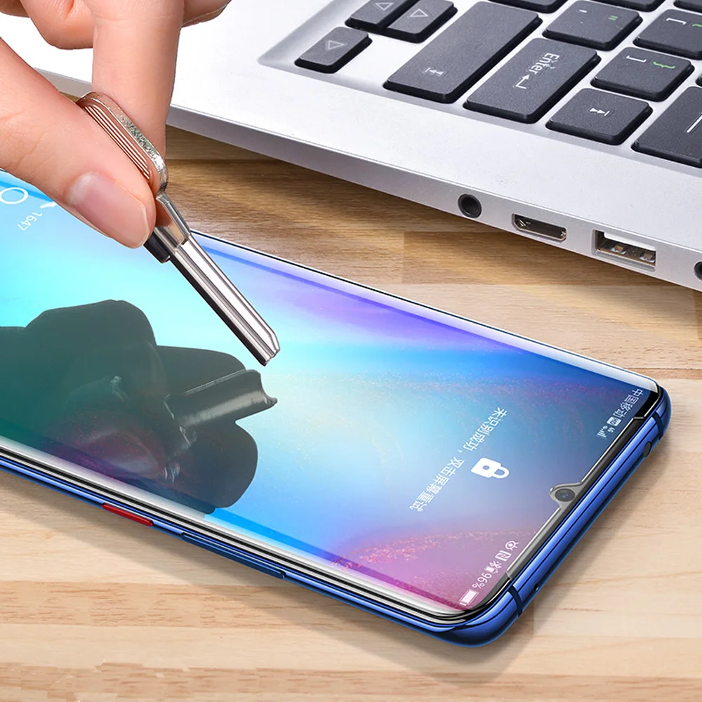 10D нано жидкое УФ клеевое закаленное стекло для Xiaomi CC9 Pro защита экрана полное