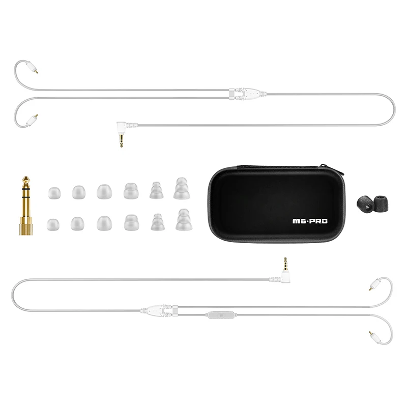 Наушники MEE Audio M6 PRO 2nd с шумоподавлением 3 5 мм generation 2 Hi Fi наушники вкладыши