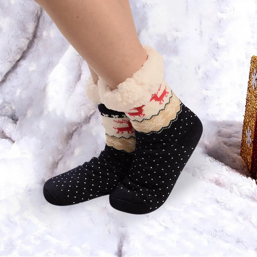 Новое поступление, женские зимние носки для карнавала хлопковые рождественские подарки, теплые мягкие удобные хлопковые зимние носки Soxs 1025