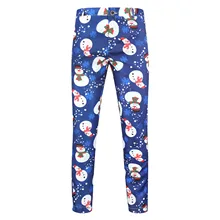 

Casual Fashion Pants Printed Men's Suit Christmas Trousers Men's pants
