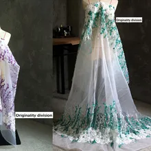 45*140 см/шт трехмерный узор дизайнерские ткани diy Высококачественная Женская ткань