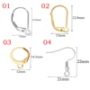 20Pcs/Lot Stainless Steel French Earring Clasps Hooks Men Women DIY Components For Ear Jewelry Making Findings Not Allergic 6