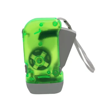 

3 LED Hand Pressing Dynamo Crank Flashlight Torch outdoor Emergency Light camping equipment Survival Tools Random Color