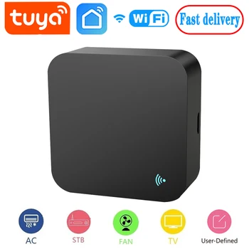 

WiFi IR Remote Controller for Air conditioning TV set-top Box Temperature Humidity Sensor HTS2 Alexa Compatible