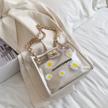 

Summer 2020 New Women's Trend Messenger Bag Transparent Tote Bag