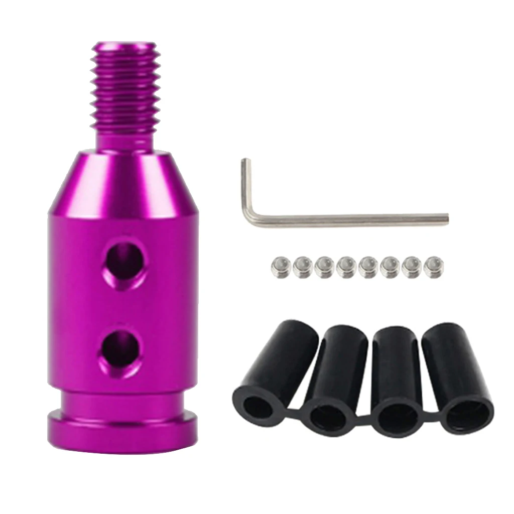 New Aluminum Shift Knob Adapter for BMW Non Threaded Shifters 10x1.5mm Purple