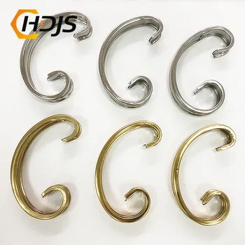 

4 pieces unique 304 metal craft door applique door frame furniture window stainless steel decorative C flower