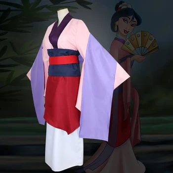 

Wreck It Ralph 2 Costume Princess Mulan Dresses Movie Ralph Breaks The Internet Mulan Mushu Dragon Cosplay Girls and women Skirt