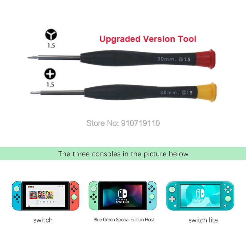 20sets Upgrade Tools for Joy Con 1.5Y Tip Triwing Tri point Screwdriver
